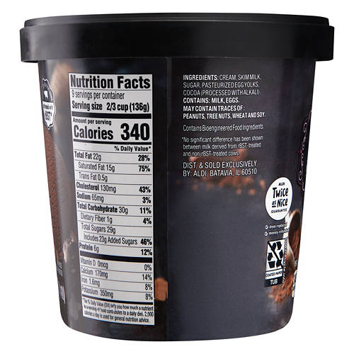 Specially Selected Chocolate Premium Ice Cream, 48 fl oz
